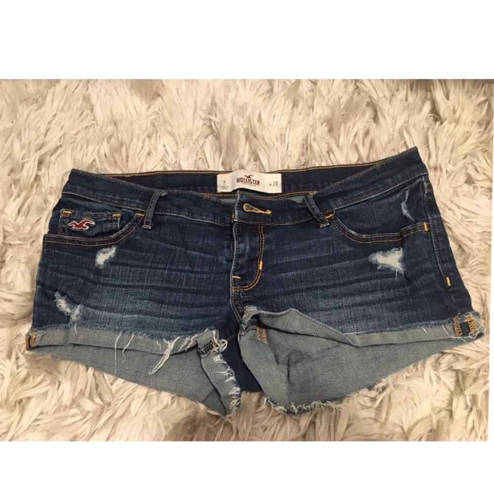 Denim Hollister shorts